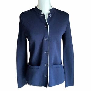Ladies TALBOTS MILITARY STYLE CARDIGAN SWEATER